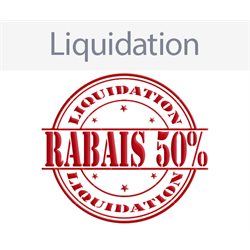 Liquidation 50% de rabais
