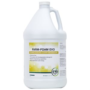 Farm-Foam EVO foaming alkaline cleaner and descaler 