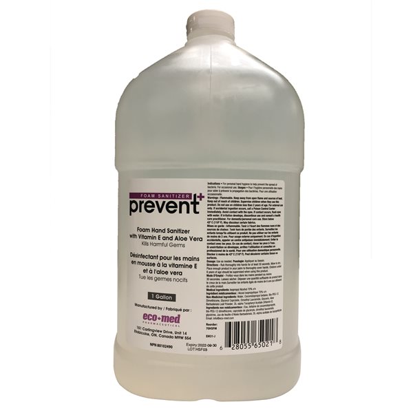 PREVENT foam hand sanitizer refill 3.8 L