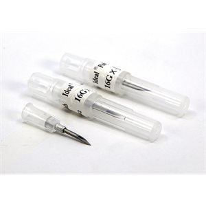 IDEAL disposable needles aluminium hub (AH) pk / 25