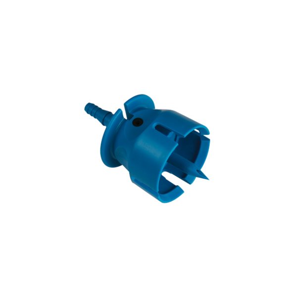 HSW Eco-Matic Draw-Off cap 30 mm blue