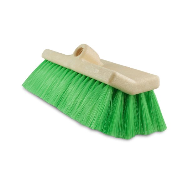 HI / LO wash brush for truck green 10'' - bristle 2 1 / 2''