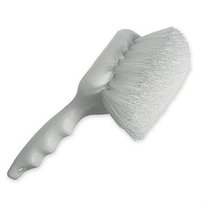 Short handle brush white 8'' - bristle 2''