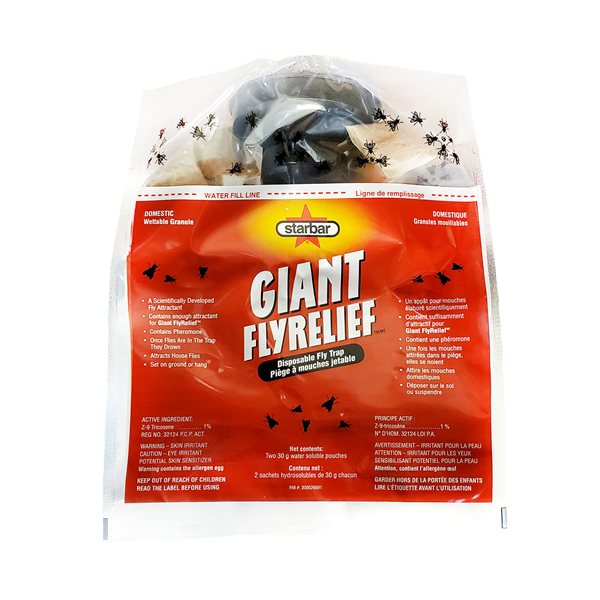 Starbar Giant Fly Relief sac attrape mouche jetable