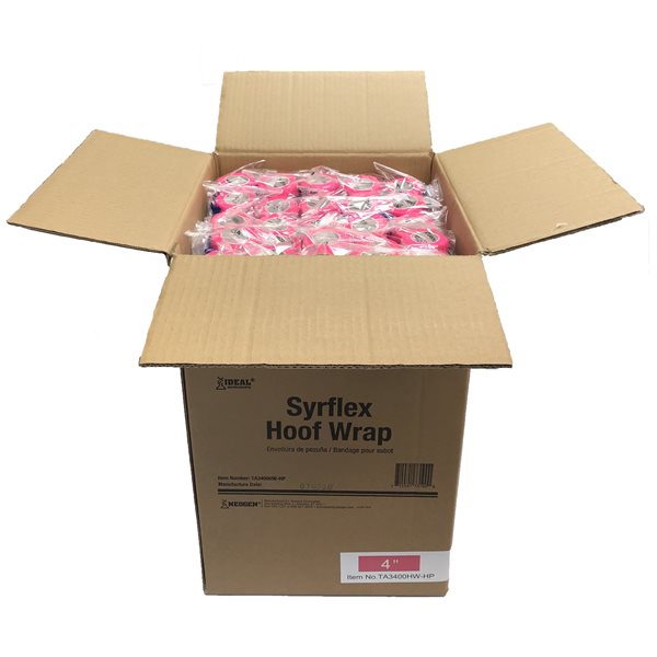 SyrFlex Bandages à sabot 4'' rose bte / 100